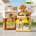 micro-particle building block mall department store chain street scene ornaments compatible with lego kids educational assembly toys