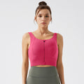Fixed cup all-in-one sports intimatesoutwearbubble wrap anti-sagging high-strength shock-absorbing vest-style bra yoga suit