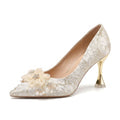 Pointed toe pumps - women's spring 2026 new collection: elegant evening shoes, wedding shoes, bridal shoes, stiletto heels, comfortable bridesmaid shoes