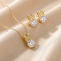 Stylishaccessible luxurybest selling full diamond copper inlaid zirconium letter necklace women's easiest for match non-fading casualelegant collarbone chain suit