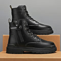 Boots men's british style high-top desert men's short boots workwearautum breathable mid-top outdoor boots 8606