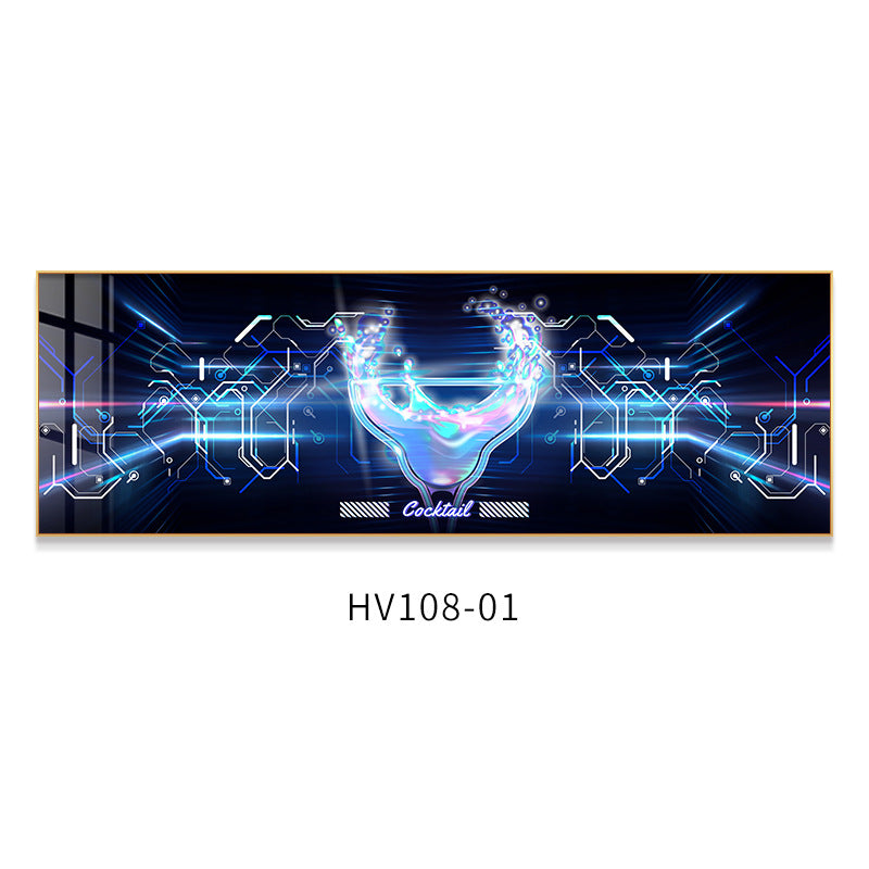 KTV box decoration painting hanging painting club room bar nightclub LED with light luminous lighting background wall mural