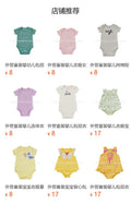 Export children's clothing baby clothes baby boy short-sleeved jumpsuit rompers boy summer clothing newborn triangle khaki