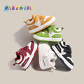 Winter new arrival: baby & toddler double-layer cotton shoes - girls' first walking shoes, leather upper with fleece lining, boys' waterproof sneakers, ages 1-3