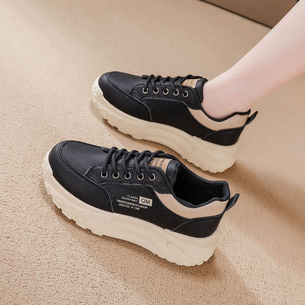 2025 spring new dad shoes women's shoes easiest for match shock absorption sports shoes casual shoes spring & fallthick sole women's shoes ins trend