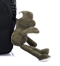 New simple and versatile schoolbag, high-value dirt-resistant belt, doll large-capacity backpack, male and female middle school student backpack.