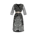 new arrival: plus size african women's chiffon loose-fit dress with belt - perfect for cross-border e-commerce on