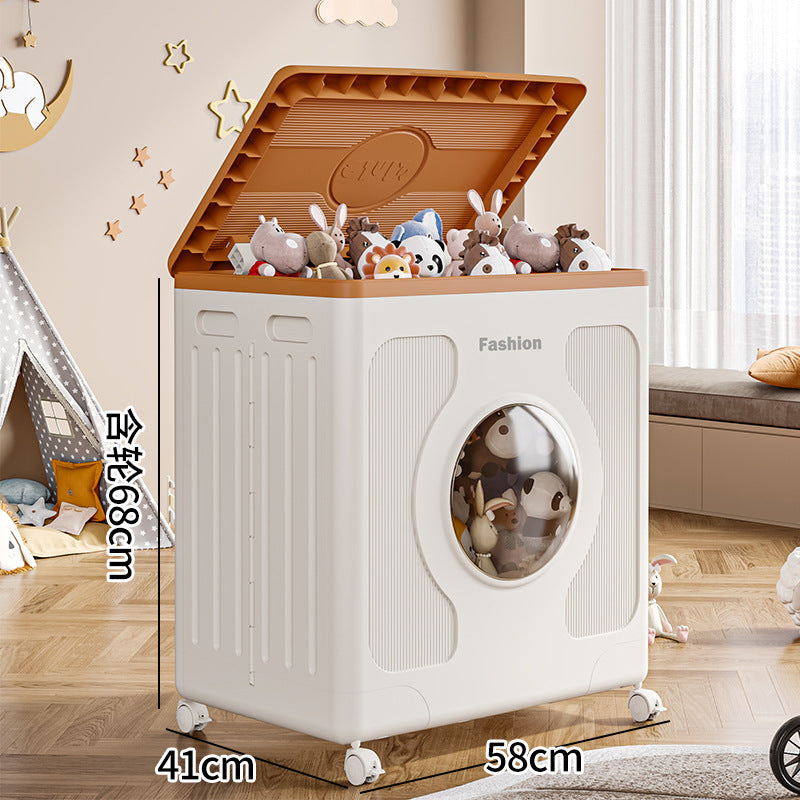 Clothes flip storage box Organizing box Large capacity Large household flip folding box Clothing quilt Plastic storage