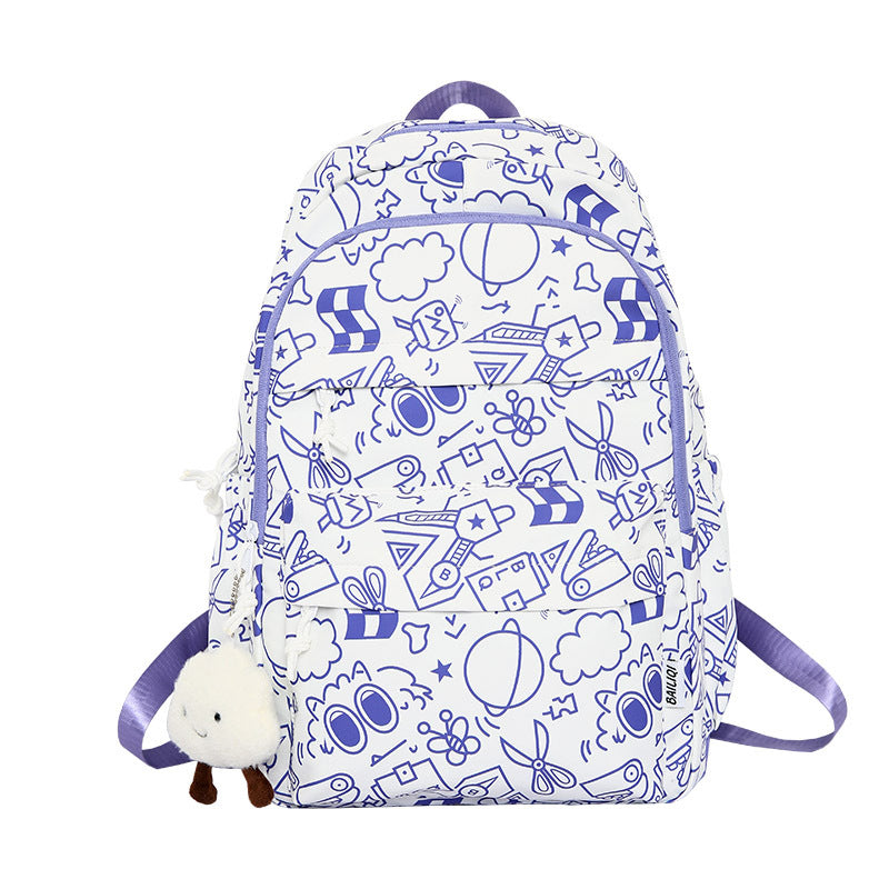 Backpack - "maillard" color scheme - premium school bag - casual travel backpack for high school and college students - trendy and cool for couples