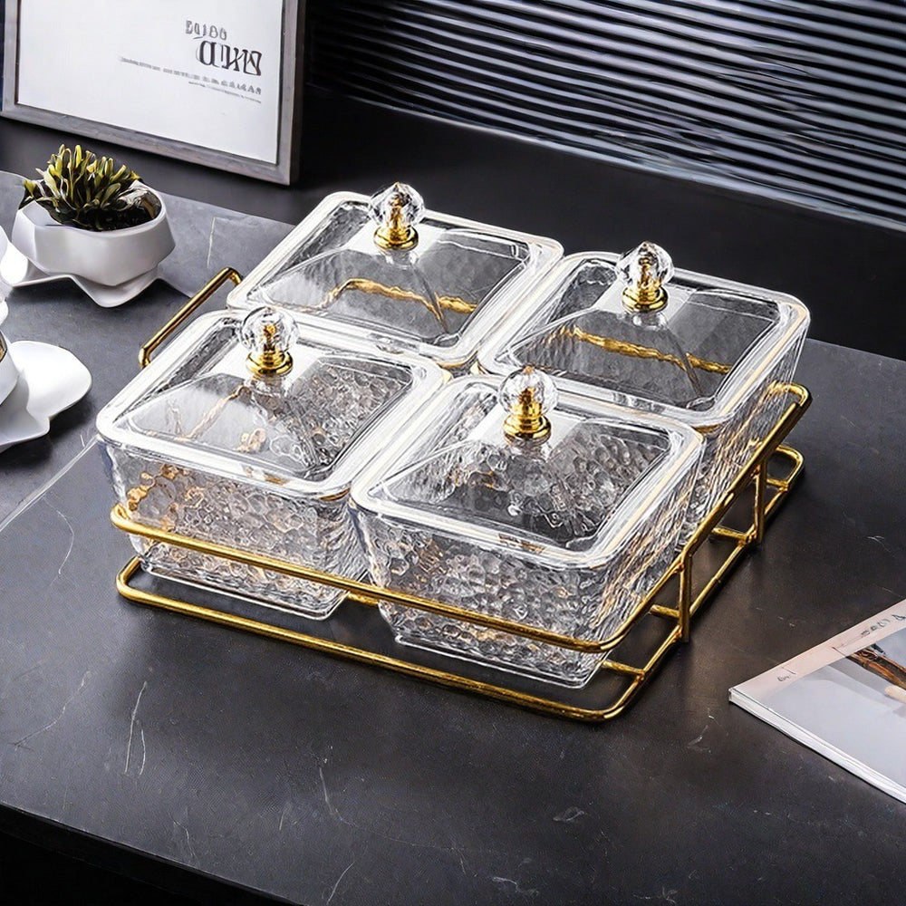 Nordic light luxury plastic beauty salon fruit snack plate snack tea snack sugar ktv dried fruit plate high appearance storage