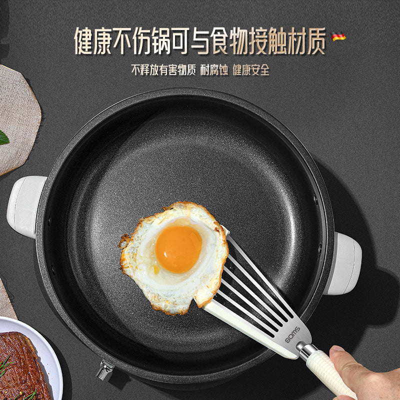 Fried fish shovel clip butterfly silicone shovel household kitchen frying shovel spatula high temperature non-stick pan frying steak leak shovel kitchen utensils