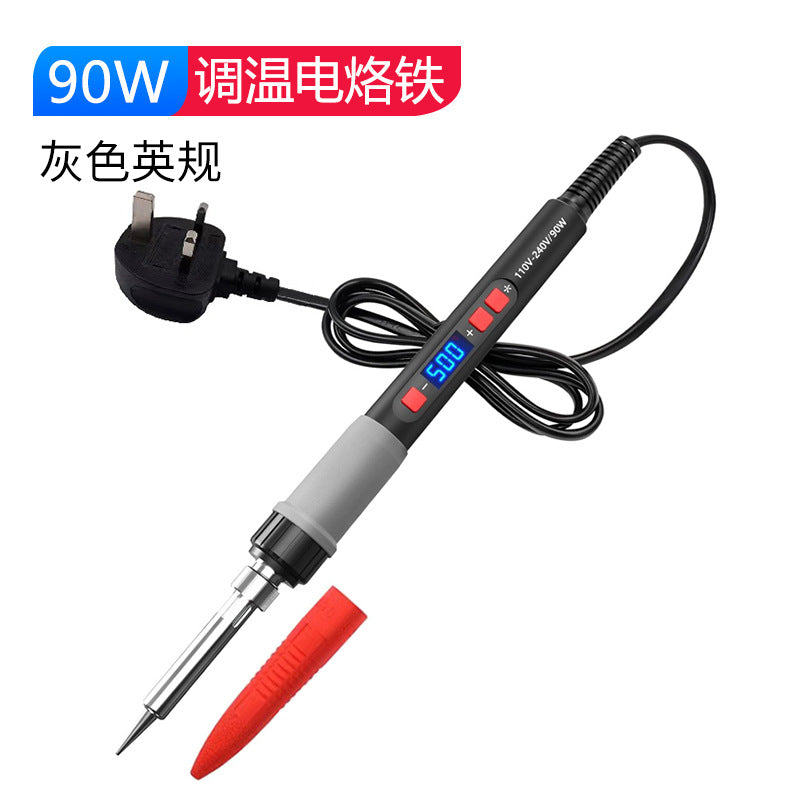 90W electric soldering iron household small repair welding solder gun chrome iron professional grade electric soldering pen soldering lorie artifact