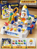 Car adventure challenge: kids' toy cars, trains, rockets, parking garage - educational birthday gift for baby boys