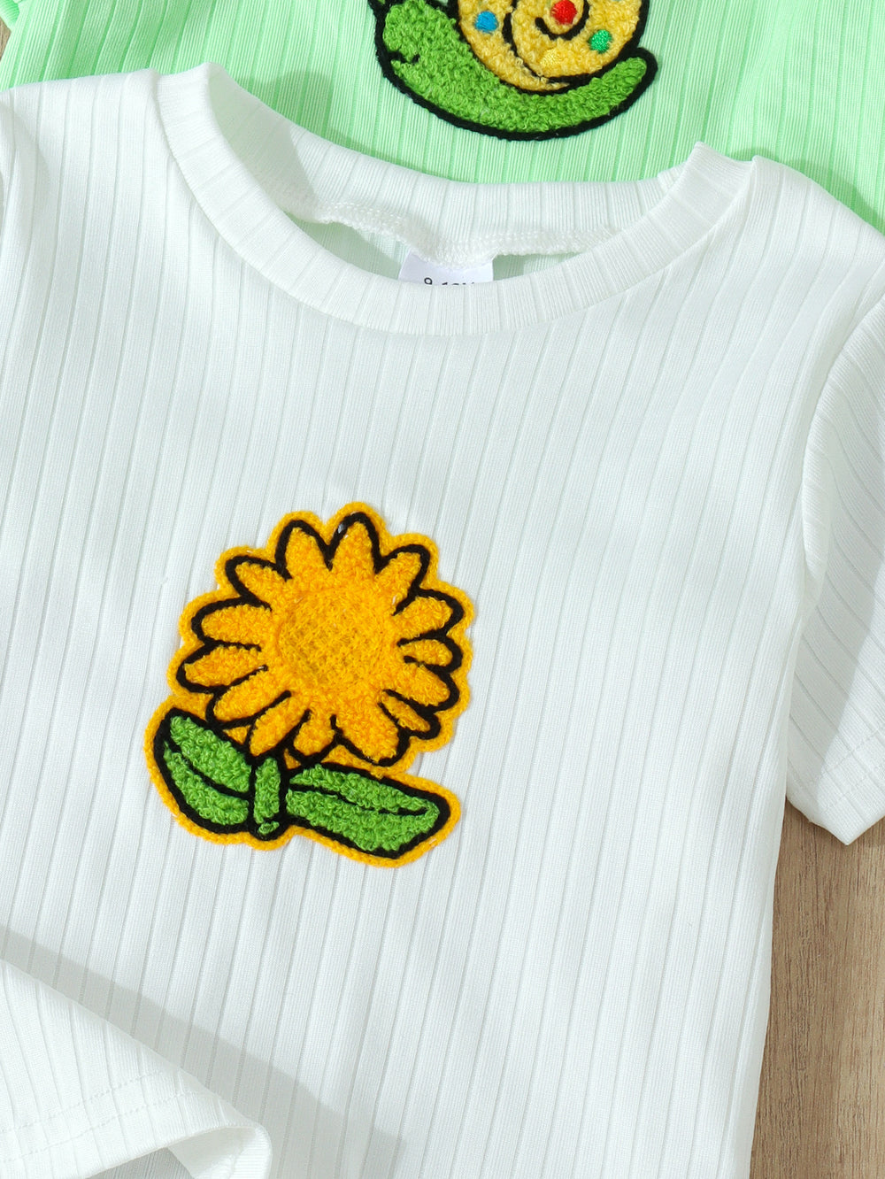 Children's clothing cross-border european and american girl short-sleeved t-shirt + shorts two-piece set children's clothing suit