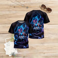 Witcher t-shirt, kpop 3d digital printing summer girlscasualfashion round neck short sleeve factory direct supply