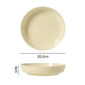 8inch soup plate-yellow