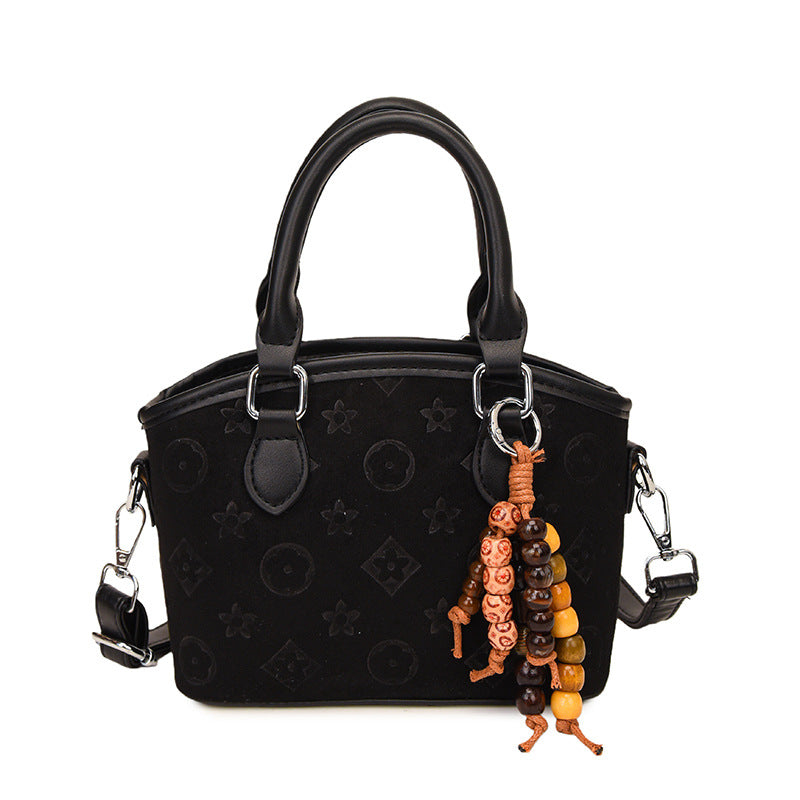 minimalist premium embossed handbag for women, 2025 new arrival, unique design, commute & casual crossbody bucket bag