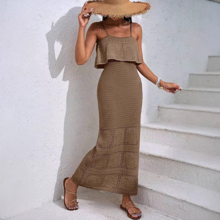 linen resort style fashionelegant vest skirt suit women's summernew arrivalcasual wear two-piece set