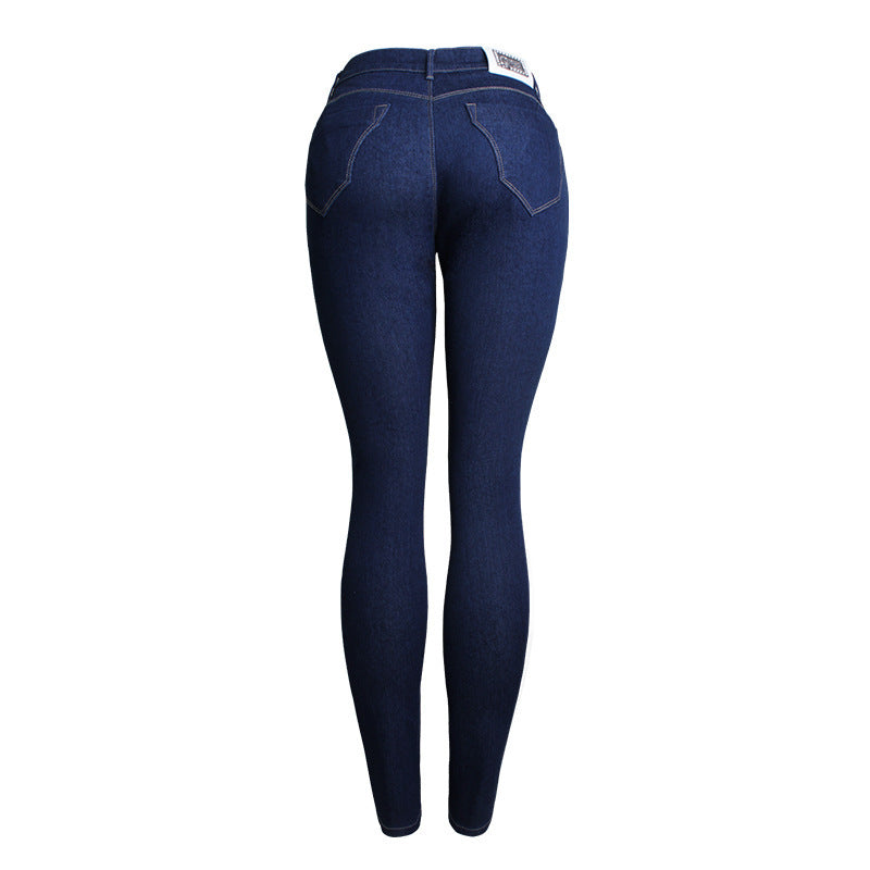 Amazon  skinny jeans - new autumn collection, european & american trendy pencil pants, washed high-waisted skinny jeans