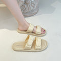 Women's slippers - fairy style, new summer 2024 collection, fashionable, elegant, versatile, flat, one-strap, beach sandals