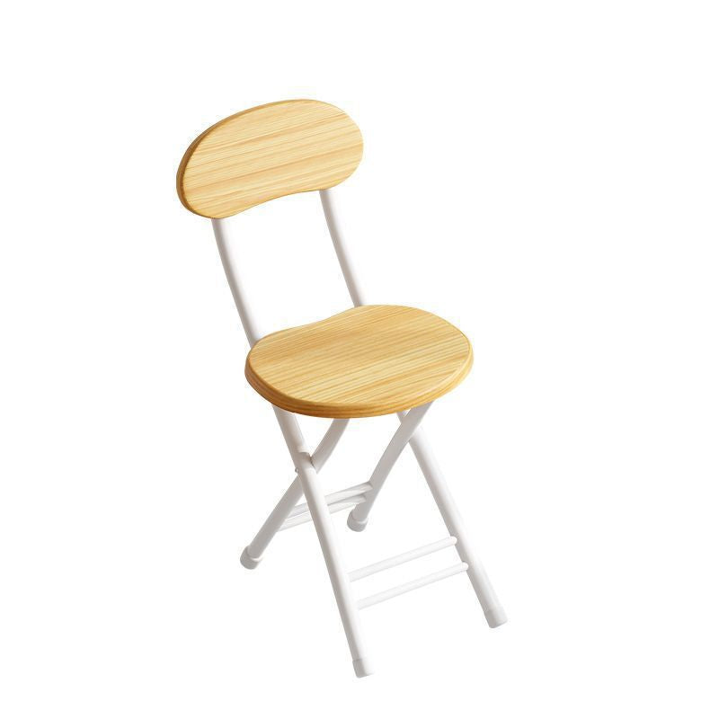 Folding chair popular simple folding stool for home dining chair dormitory outdoor chair white negotiation chair portable training chair