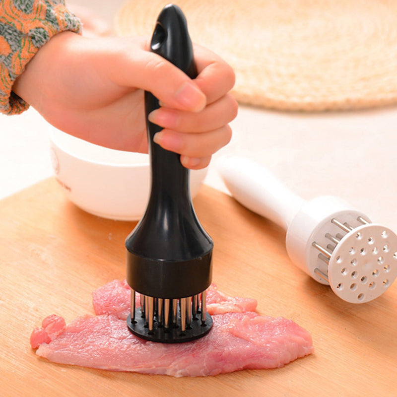 Household broken tendon tenderizing needle Pork chop Chicken chop Chicken wing meat loosening needle Beat hammer Stainless steel steak hole piercer Pork skin insert