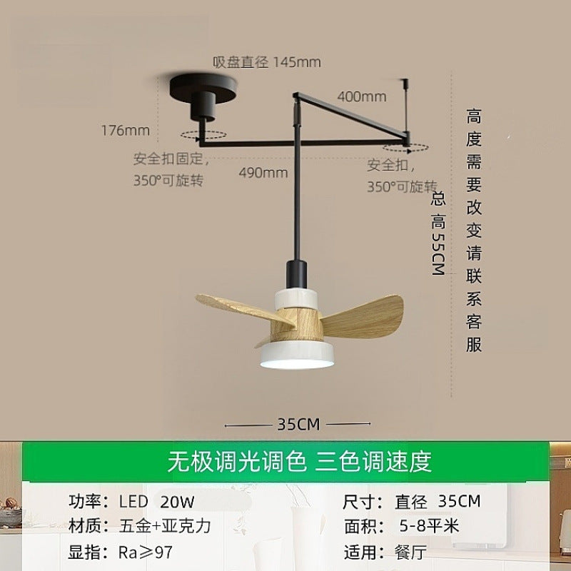 Medieval Fan Rocker Arm Restaurant Chandelier French Cream Displaceable Dining Table Bar Light Japanese Tea Room Dining Room Lighting