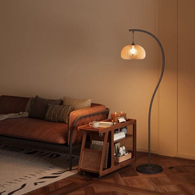 Used floor lamp - minimalist style for living room, beside sofa, bedroom ambiance, retro wabi-sabi style, study corner standing lamp