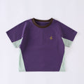 【summer new arrivals】 summer collection: color block mesh t-shirt - stylish, breathable, and comfortable short sleeve tee for boys and girls (s005)