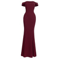 Evening dress  new sexy one-shoulder backless socialite prom mermaid long gown women's clothing african cross-border e-commerce