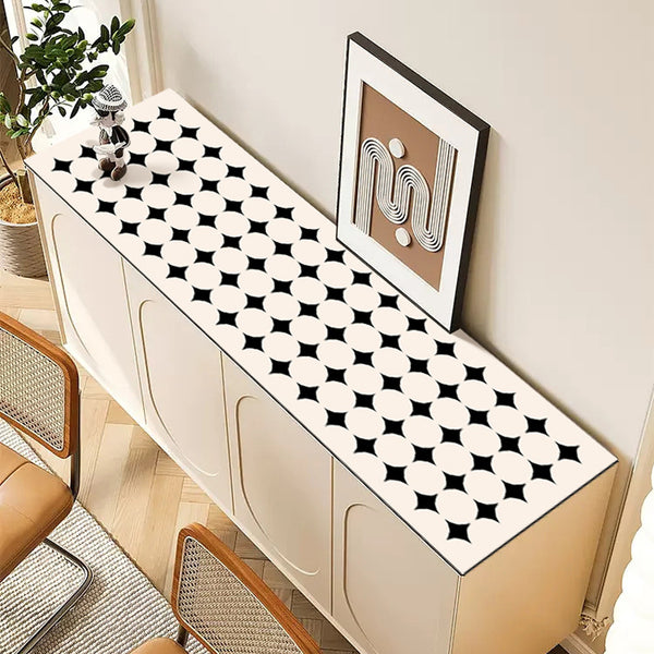 TV cabinet, table mat, entrance shoe cabinet, countertop mat, anti-dirty cover cloth, side cabinet, protective pad, light luxury high-end tablecloth