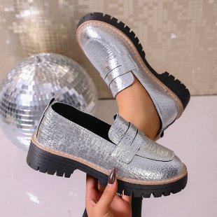 autumn new arrival: plus-size chunky sole loafers for women - wholesale available, dropshipping to  & , sizes 36-43