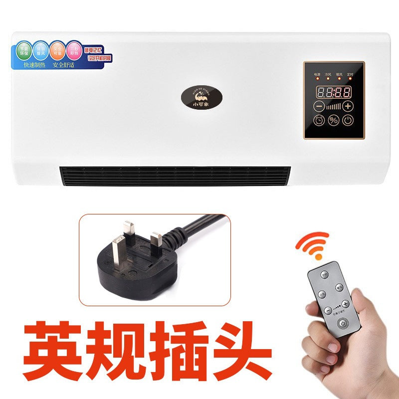 Mobile air conditioner for both heating and cooling, hot air blower, bathroom heater, for home bedroom wall-mounted electric heater