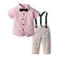Exportautum boys gentleman k-stylesuit cotton shirtkidsshirt bow tie long sleeves clothes korean style boy