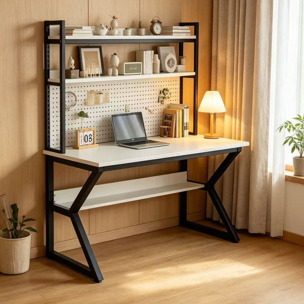 Computer desk desktop for home student study writing desk bedroom desk bookshelf all-in-one small table simple office desk