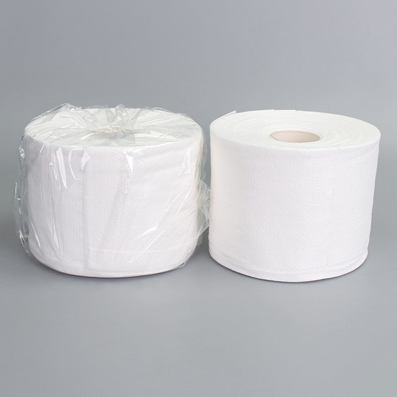 Maji'er cotton soft facial tissue, non-woven, 10cm wide, soft cleansing tissue, disposable beauty tissue, facial cleansing tissue roll