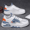 2026 spring new men's breathable mesh versatile youth sports casual shoes soft sole height increasing white trendy sneakers
