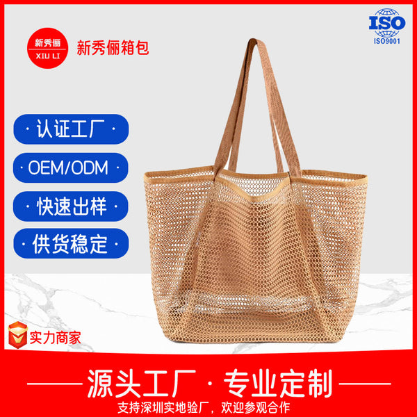 Ladies Waterproof Sandproof Women's Handbag Pool Bag with Zipper Suitable for Gym Grocery Travel Beach Bag