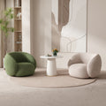 Beauty salon rest area sales department negotiation single sofa round table combination b&b balcony sofa chair living room