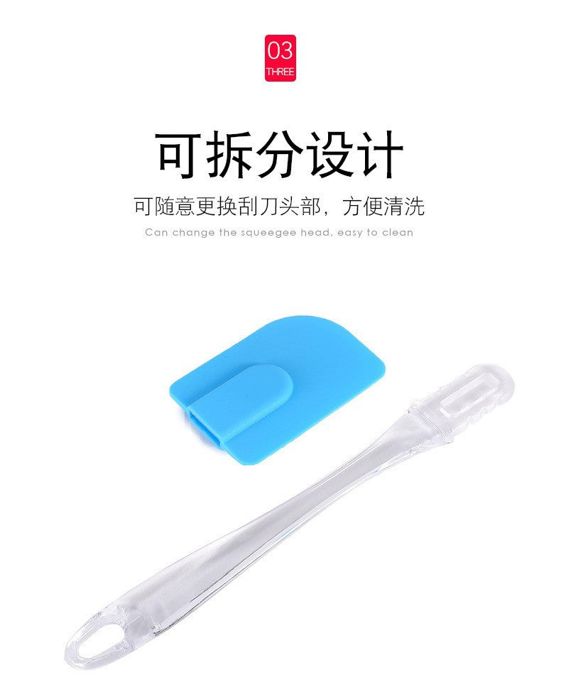 Baking tools transparent silicone cake separating large spatula cream spatula large spatula