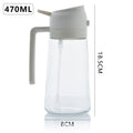 For homespray and pour two-in-one oil pot two-in-one kitchen for homespray atomized oil bottle automatic opening and closing oil pot