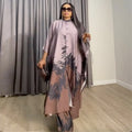European and american cross-border women's clothing  summer new arrivals: african-style plus size printed loose longline shirt and wide-leg pants set