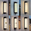 Outdoor solar wall light balcony gate exterior wall courtyard patio lamp villa modern minimalist waterproof chinese style outdoor lighting