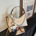 2026 spring new chain bag women's bag trendy versatile handbag small crossbody bag light luxury texture commuter shoulder bag