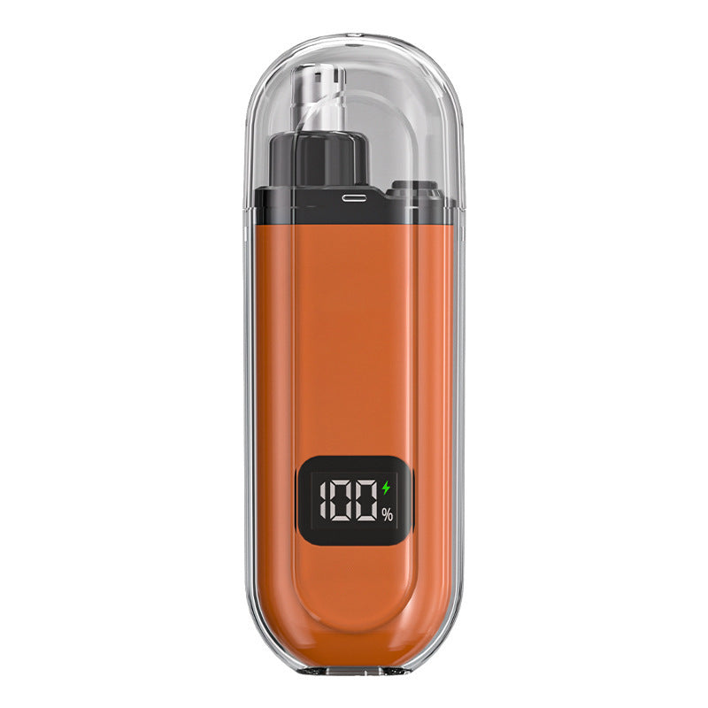 New rechargeable electric nose hair trimmer for men - digital display, mini & portable