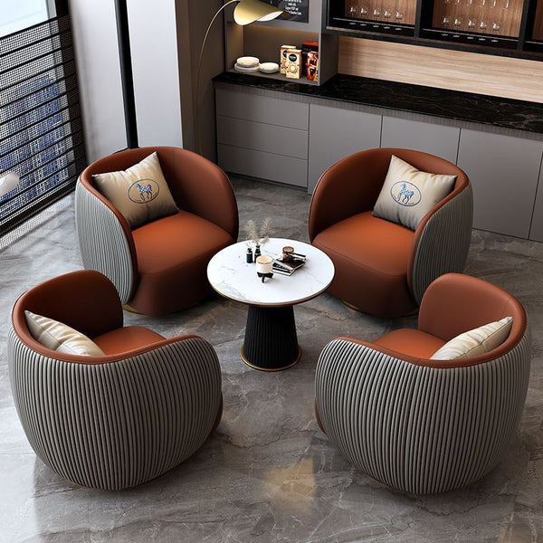 Sales Office Single Negotiation Sofa Hotel Reception Advanced Beauty Salon Rest Area Reception Table and Chair Combination cp