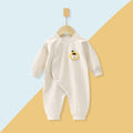 Baby onesie spring & fall cotton long sleeve sleepsuit romper newborn unisex monk suit seamless bodysuit