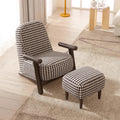 Houndstooth single sofa scandinavian normcore armchair bedroom lounge chair balcony lazy chair designer casual chair