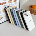 Premium large view camera lens protector case for apple 15 pro max, 12, liquid silicone iphone 13 & 14