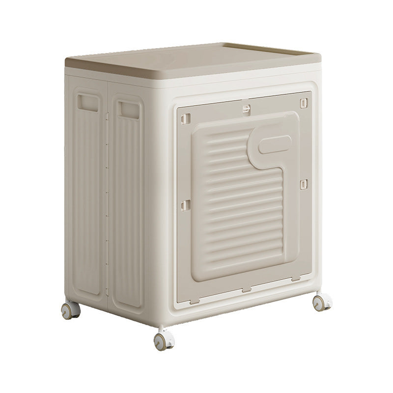 Clothes Storage Box Household Large Capacity Flip Finishing Box Bedroom Clothes Quilt Foldable Storage Cabinet Locker